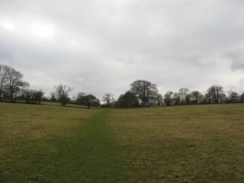 Path leading up to Hill House Farm