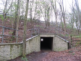 Tunnel under the M40 motorway