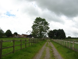 Approaching Southend Farm