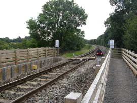 Crossing the Chiltern rail line