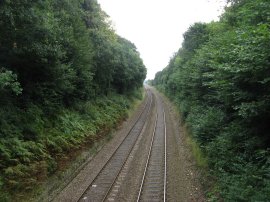 Crossing the rail lines