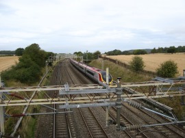 Crossing over the railway