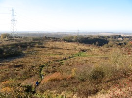 View back towards Chalton