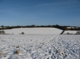 View back to Breachwood Green