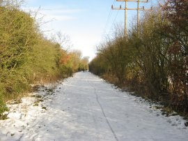 View along the Nickey Line