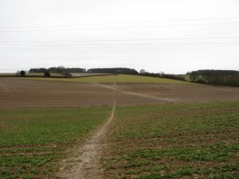 Path over Trowley Bottom