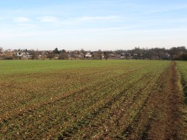 Approaching Chipping Ongar