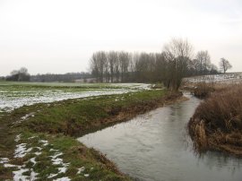 Heading alongside the River Roding