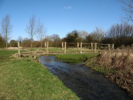 Footbridge over the River Brain