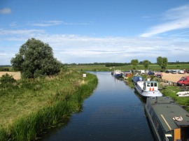 View downstream from the bridge