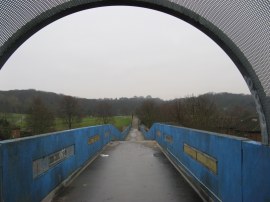 Walkway leading to Lesnes Abbey
