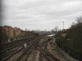 Crossing the railway lines