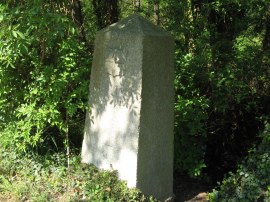 Coal post besides the Grand Union Canal