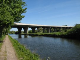 The M25 Roadbridge nr Kings Langley