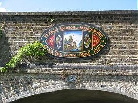 Plaque on Bridge 141