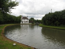 Grand Union Canal approaching Lock 44