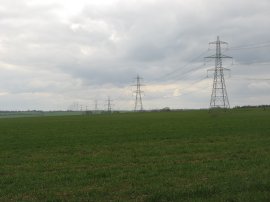 Electricity Pylons nr Newport