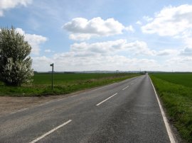 Looking back down New Road