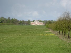 Approaching Wimpole Hall