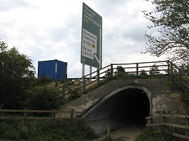 Path under the A14