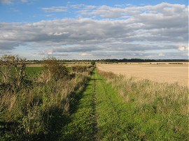 Heading towards the Balsham Road