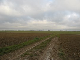 Path nr Church End Farm