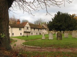 Cottages by Manuden Church