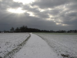 Heading towards Home Farm