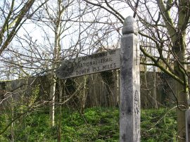 The start of the North Downs Way