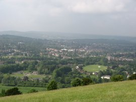 View over Dorking