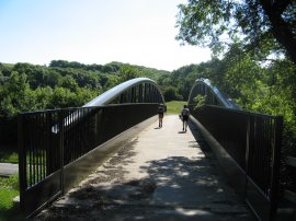 Footbridge over the A22