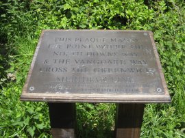 Meridian line plaque