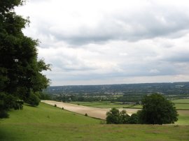 North Downs Way, above Chevening