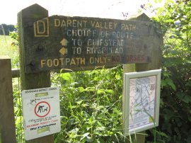 Darent Valley Path sign