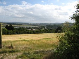 View towards the River Medway