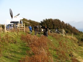 News Crew on the Path