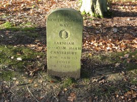 North Downs Way Milestone