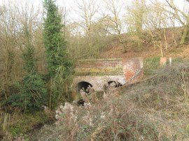 Tunnel under the rail lines