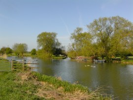 Where the Evenlode joins the Thames