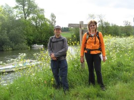 The start of stage 6 at Lower Radley