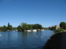 View down to Fry's Island