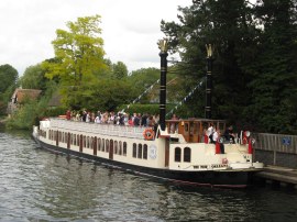 Paddle Steamer on the River Thames