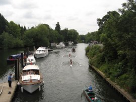 View below Boulters Lock