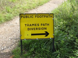 Diversion Sign