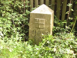 Marker stone nr Walton