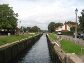 The Barge Lock at Teddington