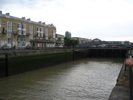 Entrance to Greenland Dock