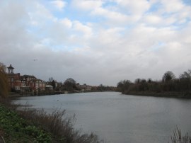 River Thames by Radnor Gardens