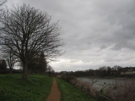 Path alongside Dukes Meadows