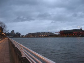 Heading towards Wandsworth Bridge